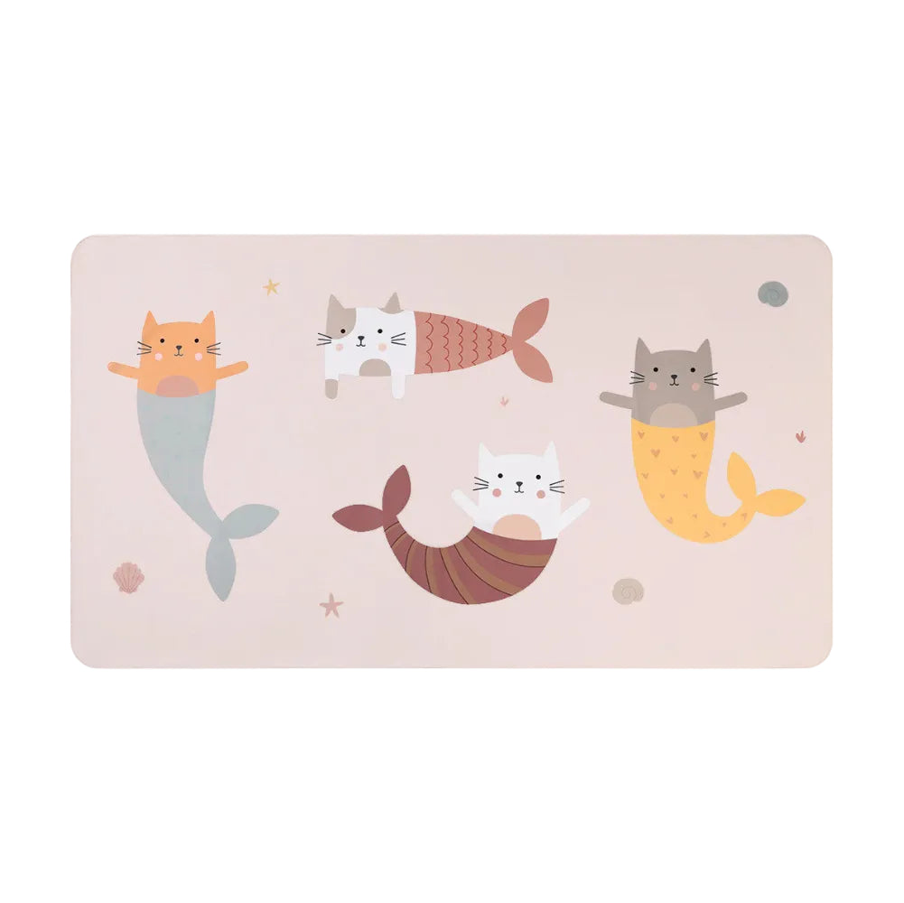Toalla Playa Microfibra Mermaid Cats - Monnëka