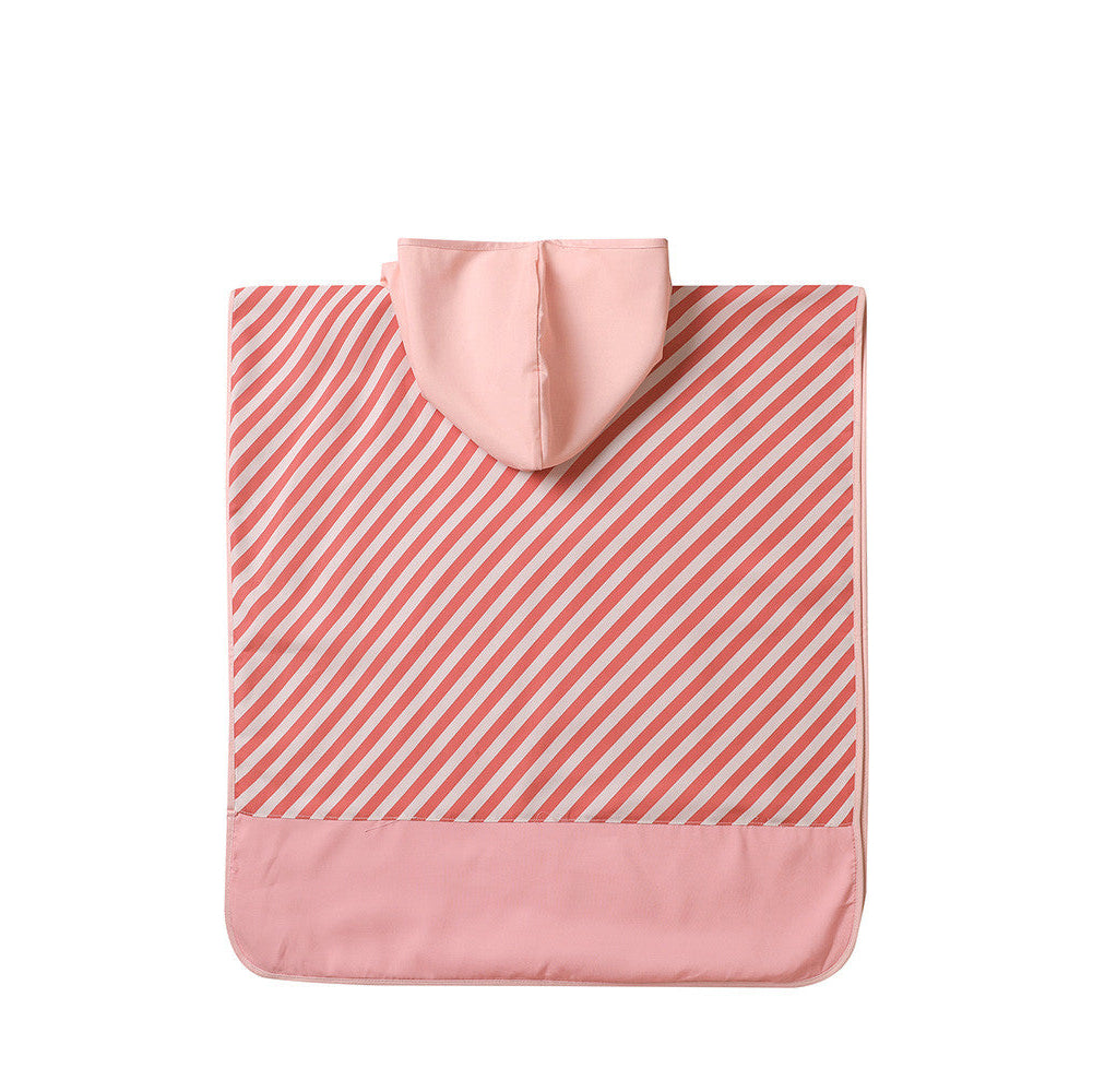 Poncho de Playa Stripes Bloom & Blush - Monnëka