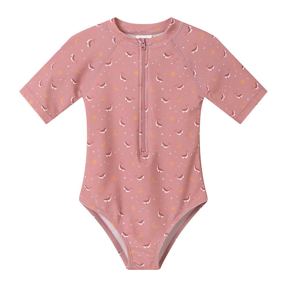 Bañador con Cremallera Whale Pink- Monnëka