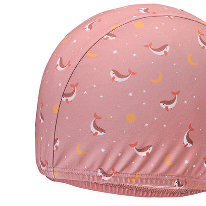 Gorro Natación Infantil Whale Pink - Monnëka