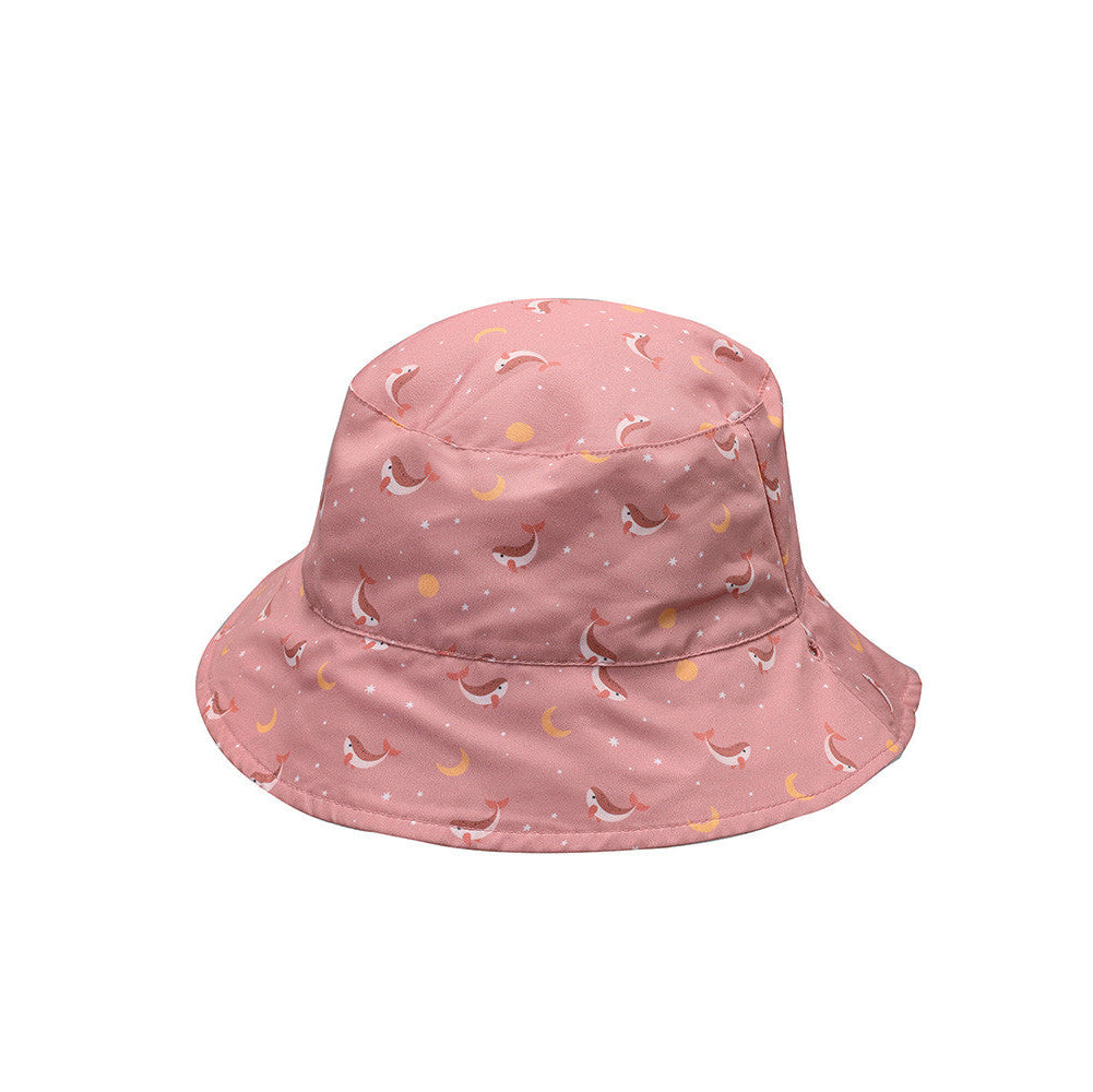 Gorro Reversible Whale Pink - Monnëka
