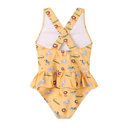 Bañador Cruzado con Volantes Wild Animals - Monnëka