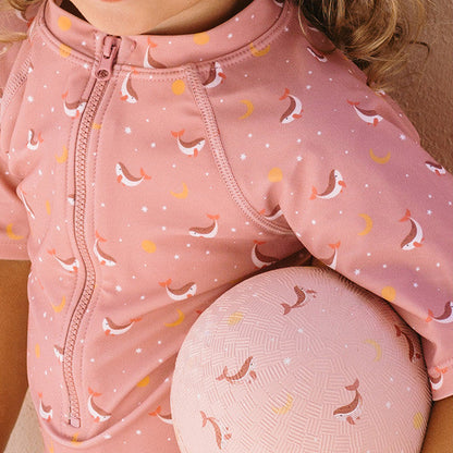 Bañador con Cremallera Whale Pink- Monnëka