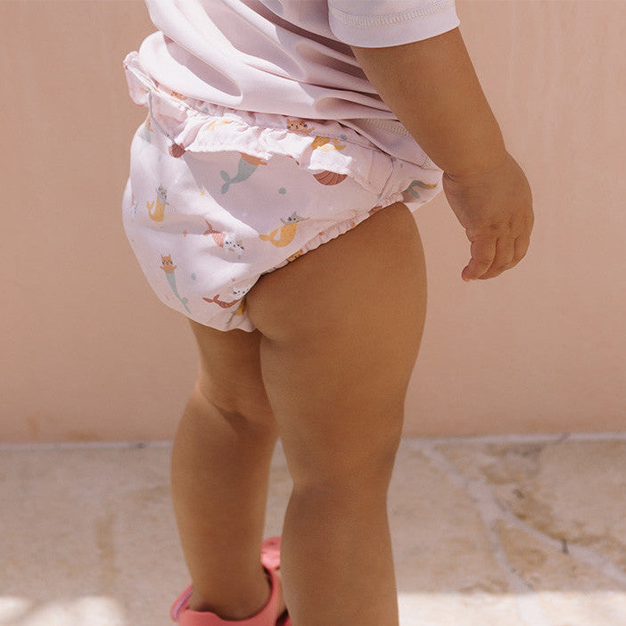 Bañador Pañal Volantes Mermaid Cats - Monnëka