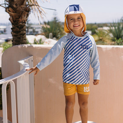 Bañador Short Stripes Blues & Beyond - Monnëka