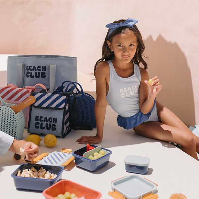 Bolsa Merienda Térmica Stripes Blues & Beyond - Monnëka