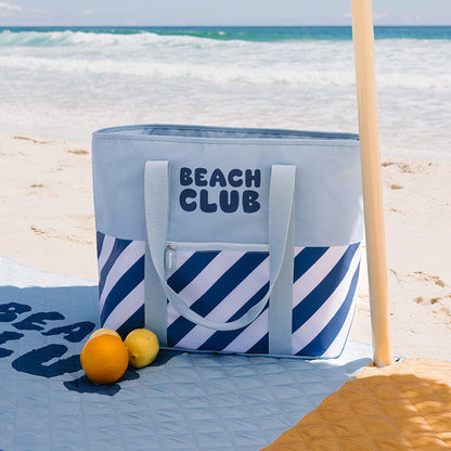 Bolso Tote Nevera Stripes Blues & Beyond - Monnëka