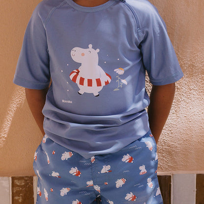 Camiseta Protección Solar Hippos - Monnëka