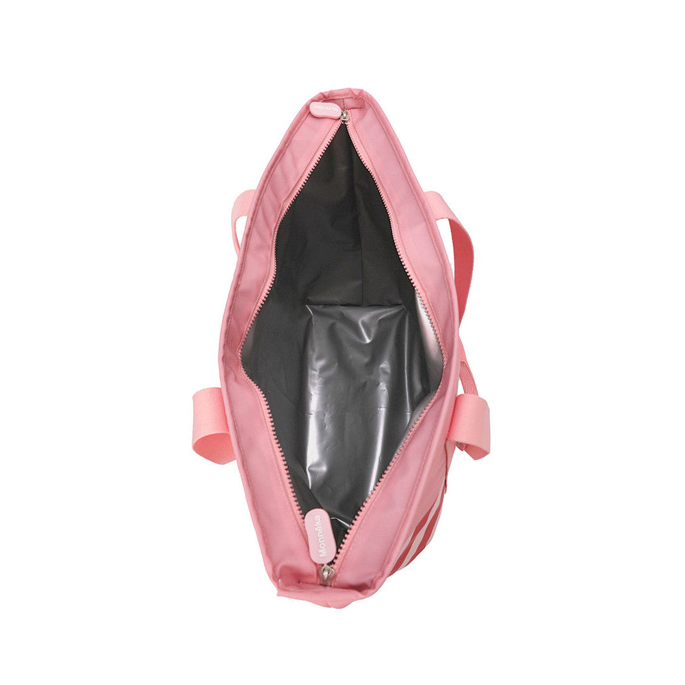 Bolso Tote Nevera Stripes Bloom & Blush - Monnëka