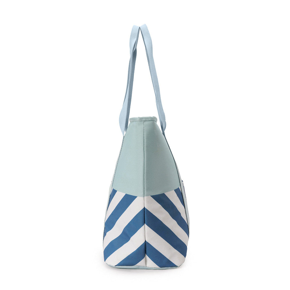 Bolso Tote Nevera Stripes Blues & Beyond - Monnëka