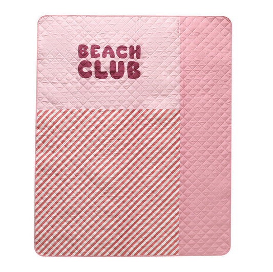 Manta Picnic Stripes Bloom & Blush - Monnëka