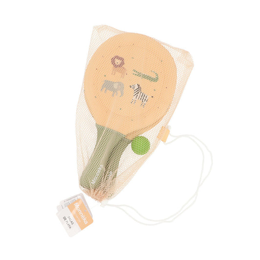 Palas de Playa Neopreno Wild Animals con Pelota - Monnëka