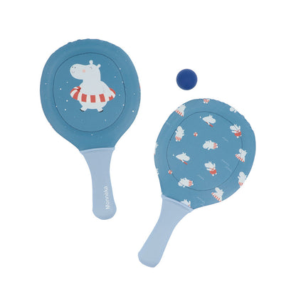 Palas de Playa Neopreno Hippos con Pelota - Monnëka