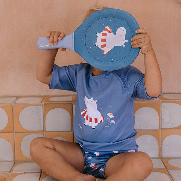 Palas de Playa Neopreno Hippos con Pelota - Monnëka