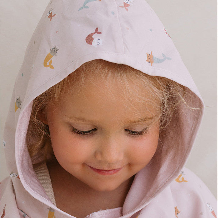 Poncho de Playa Mermaid Cats - Monnëka