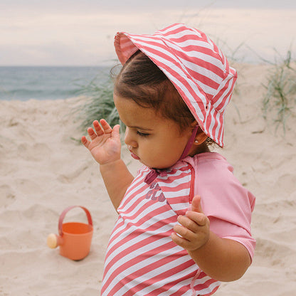 Gorro Reversible Stripes Bloom & Blush - Monnëka