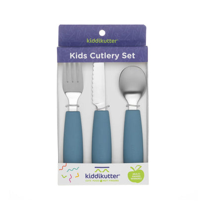 Set de Cubiertos Sky Blue - KiddiKutter