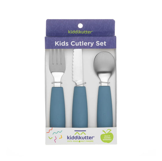 Set de Cubiertos Sky Blue - KiddiKutter