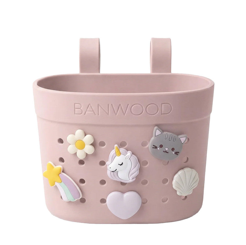 Cesta Pin & Ride Faded Pink - Banwood