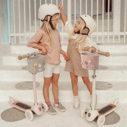 Cesta Pin & Ride Faded Pink - Banwood