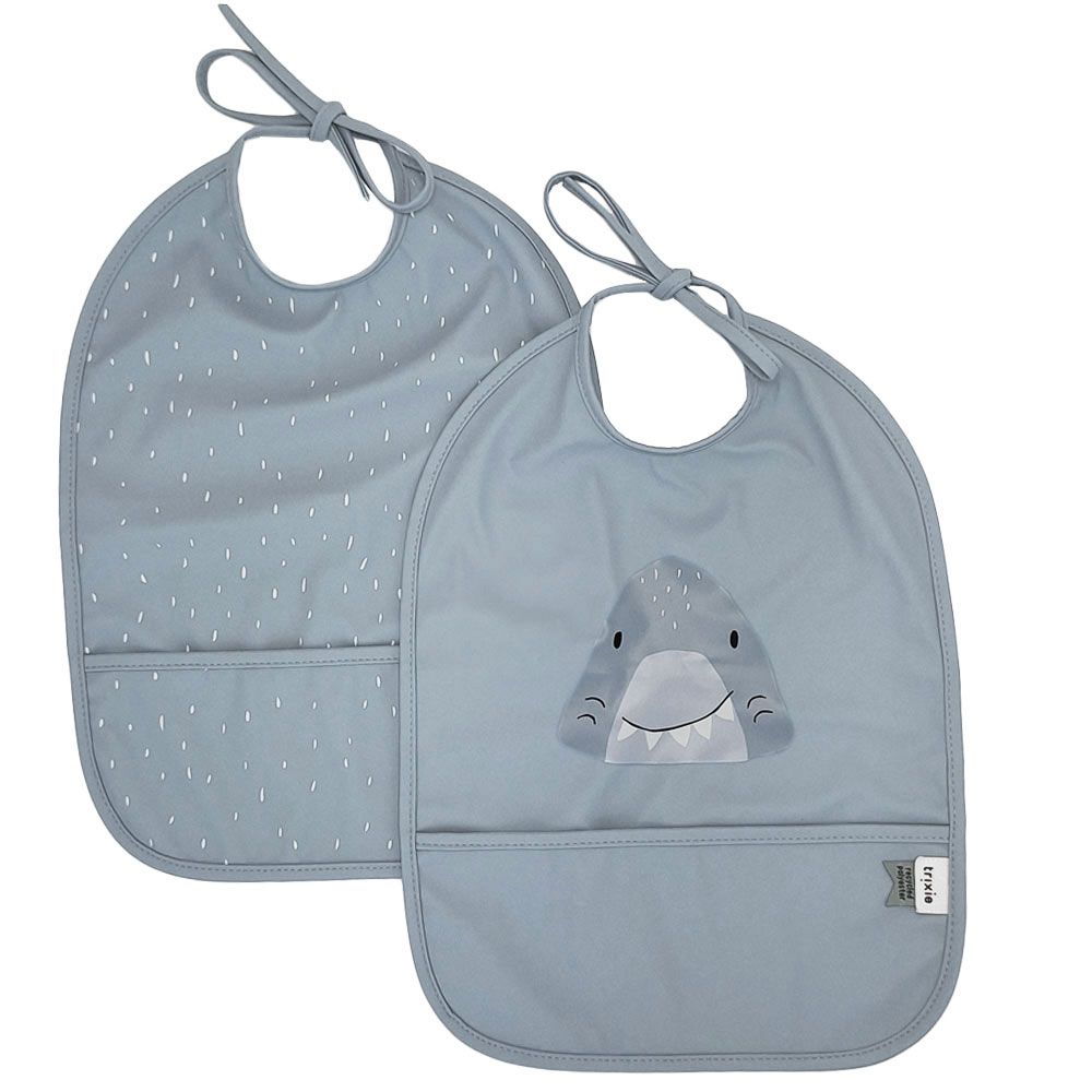 Babero impermeable pack2 Mr. Shark - Trixie