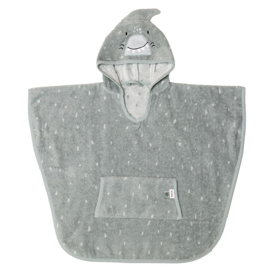 Toalla poncho Mr. Shark - Trixie