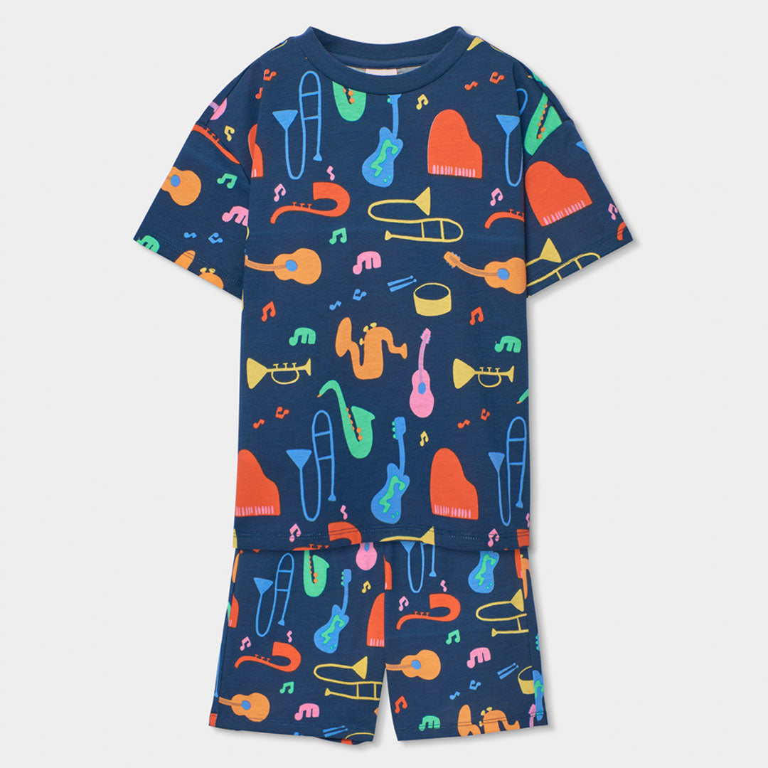 Pijama niño punto instrumentos musicales - Boboli