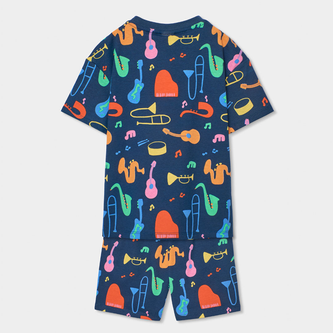 Pijama niño punto instrumentos musicales - Boboli