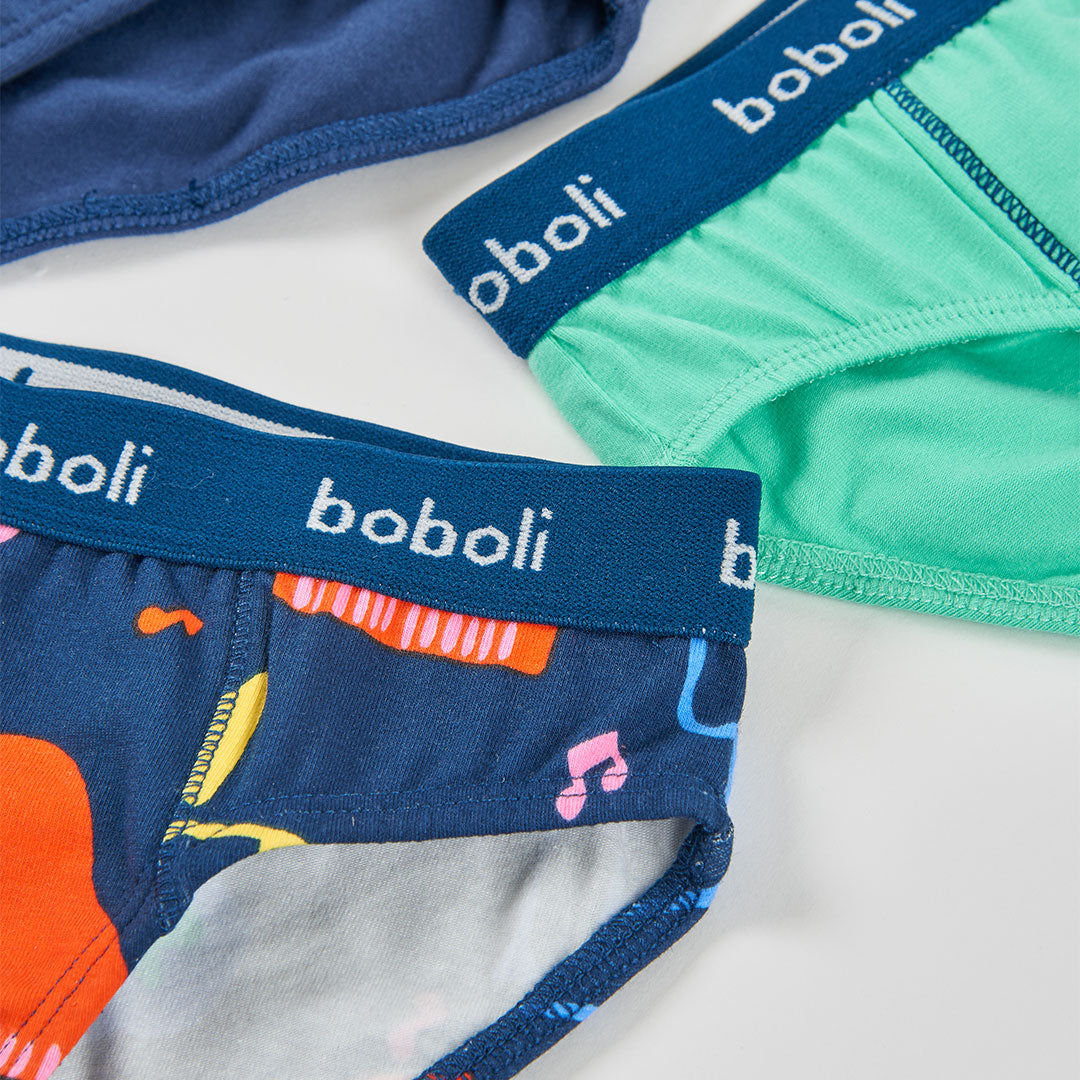 Pack 3 calzoncillos estampado guitarra Slip - Boboli