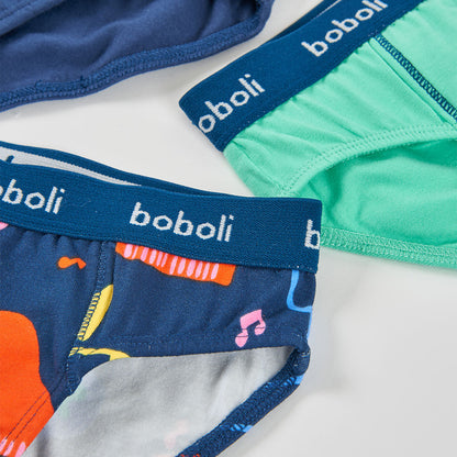 Pack 3 calzoncillos estampado guitarra Slip - Boboli