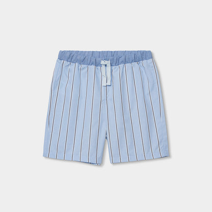 Pijama niña algodón rayas azul - Boboli
