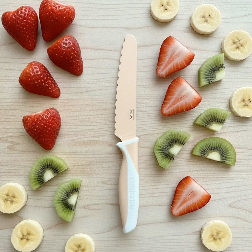 Cuchillo Autonomía Niños Iced Apricot - KiddiKutter