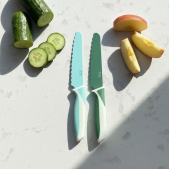 Cuchillo Autonomía Niños Matcha Latte - KiddiKutter