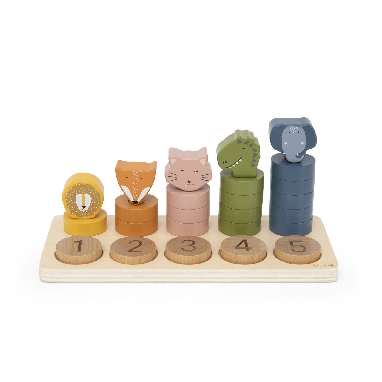 Puzle de madera para contar del 0-5 - Trixie