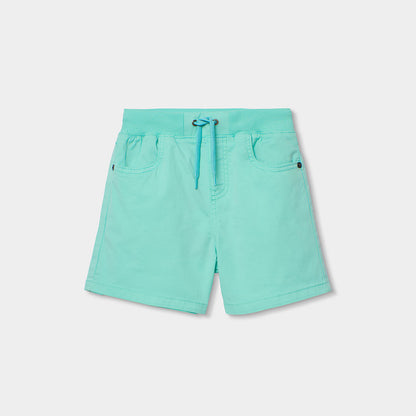 Bermuda algodón elástica niño verde agua - Boboli