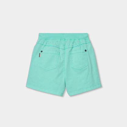 Bermuda algodón elástica niño verde agua - Boboli