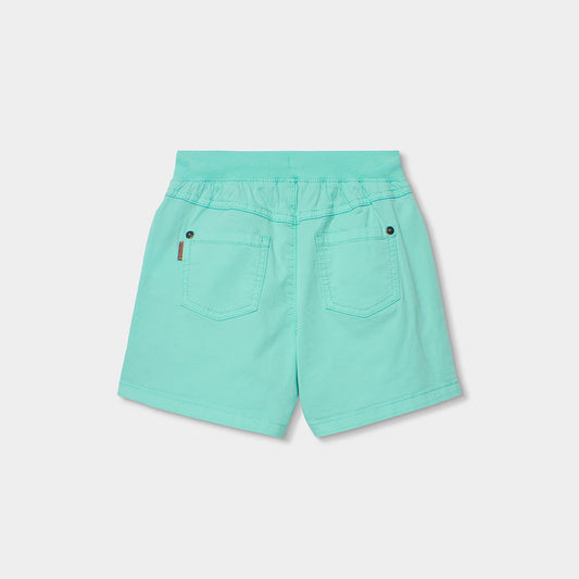 Bermuda algodón elástica niño verde agua - Boboli