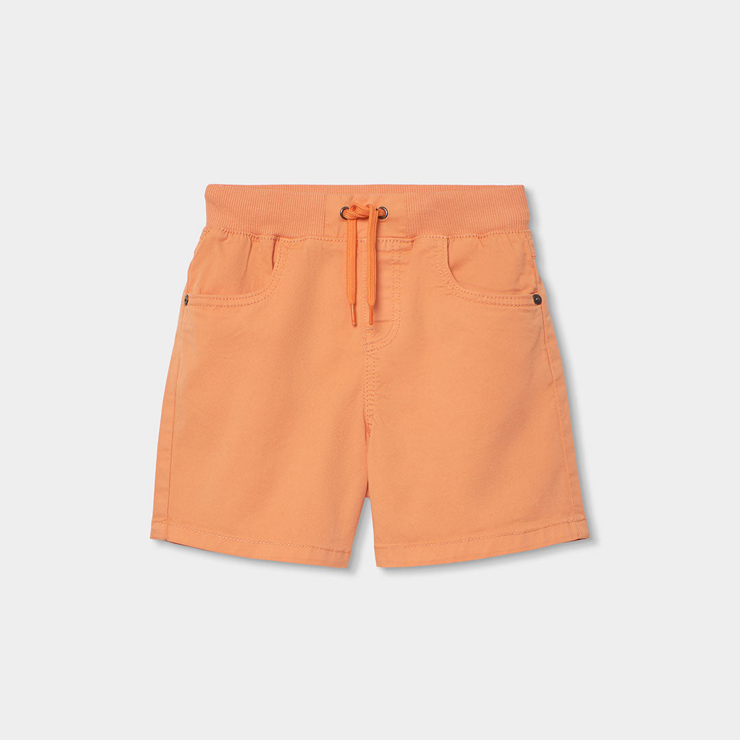 Bermuda algodón elástica niño naranja - Boboli