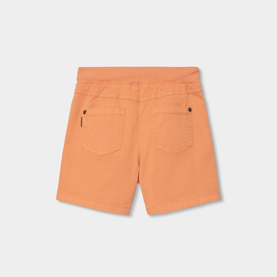 Bermuda algodón elástica niño naranja - Boboli