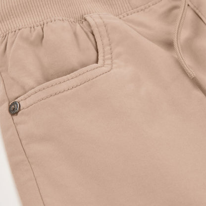 Bermuda algodón elástica niño beige - Boboli