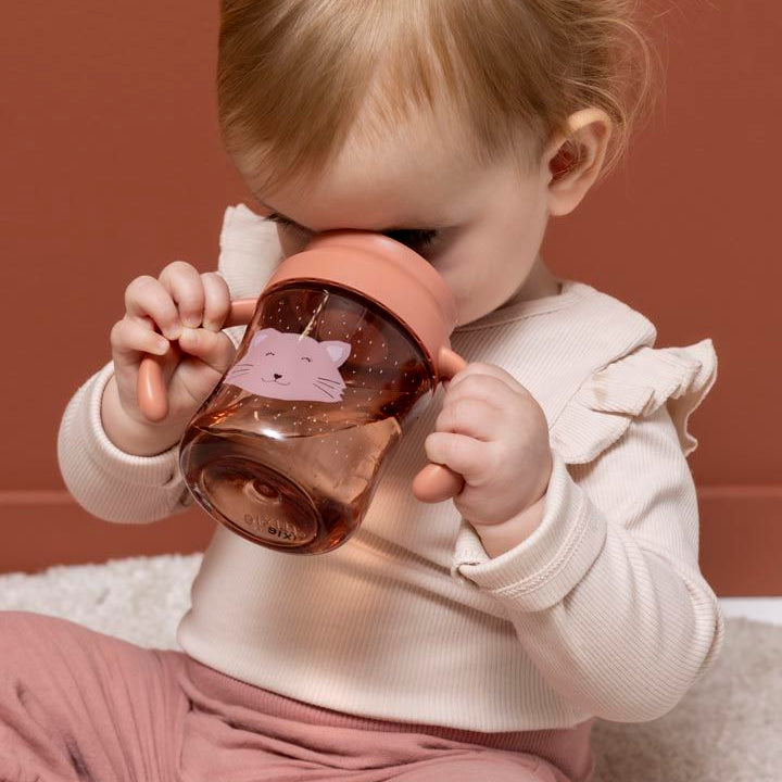 Taza con boquilla y asas Mrs. Cat - Trixie