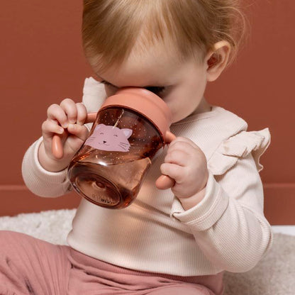 Taza con boquilla y asas Mrs. Cat - Trixie
