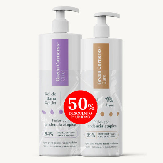 Pack crema hidratante y gel de baño - Green Cornerss