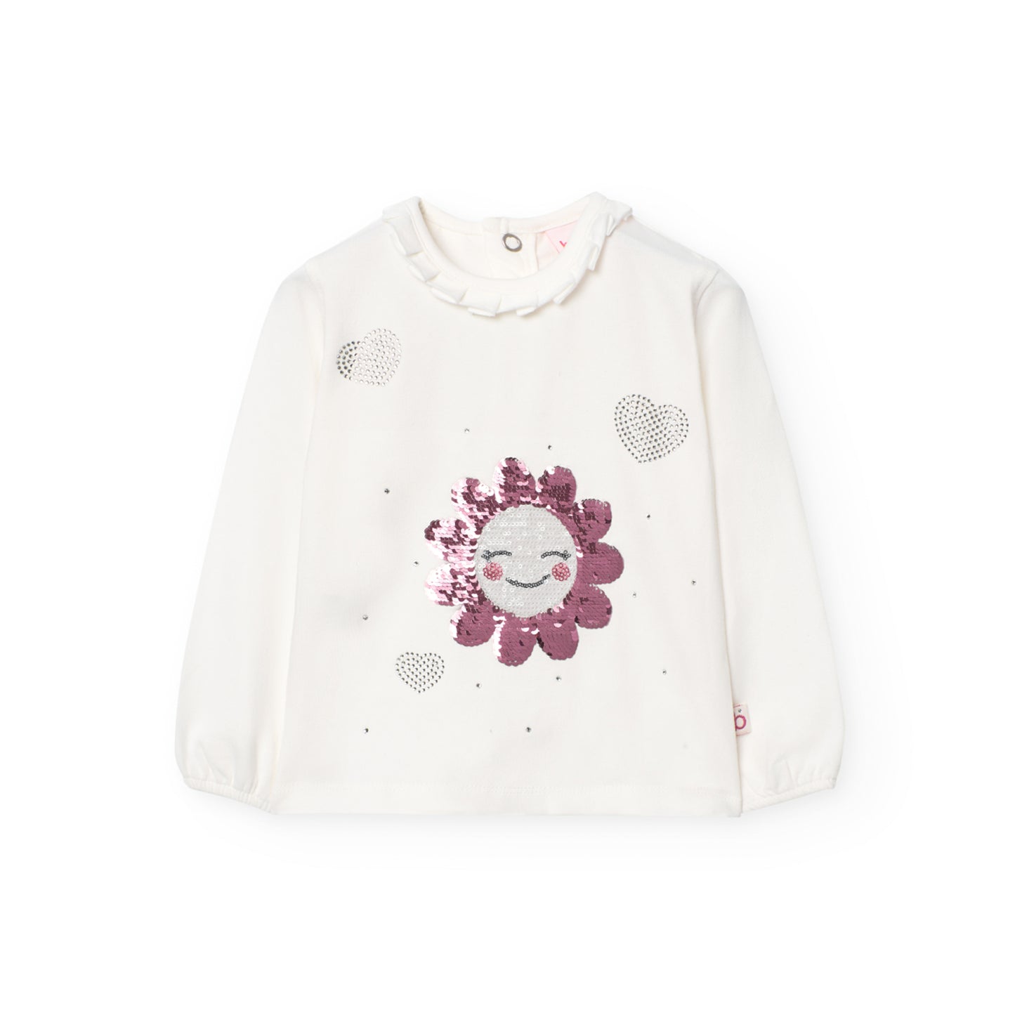 Camiseta sol lentejuela Rose - Confetti
