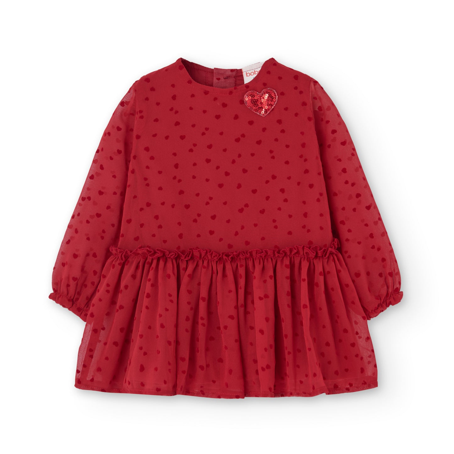 Vestido gasa corazones Scarlet & Gray