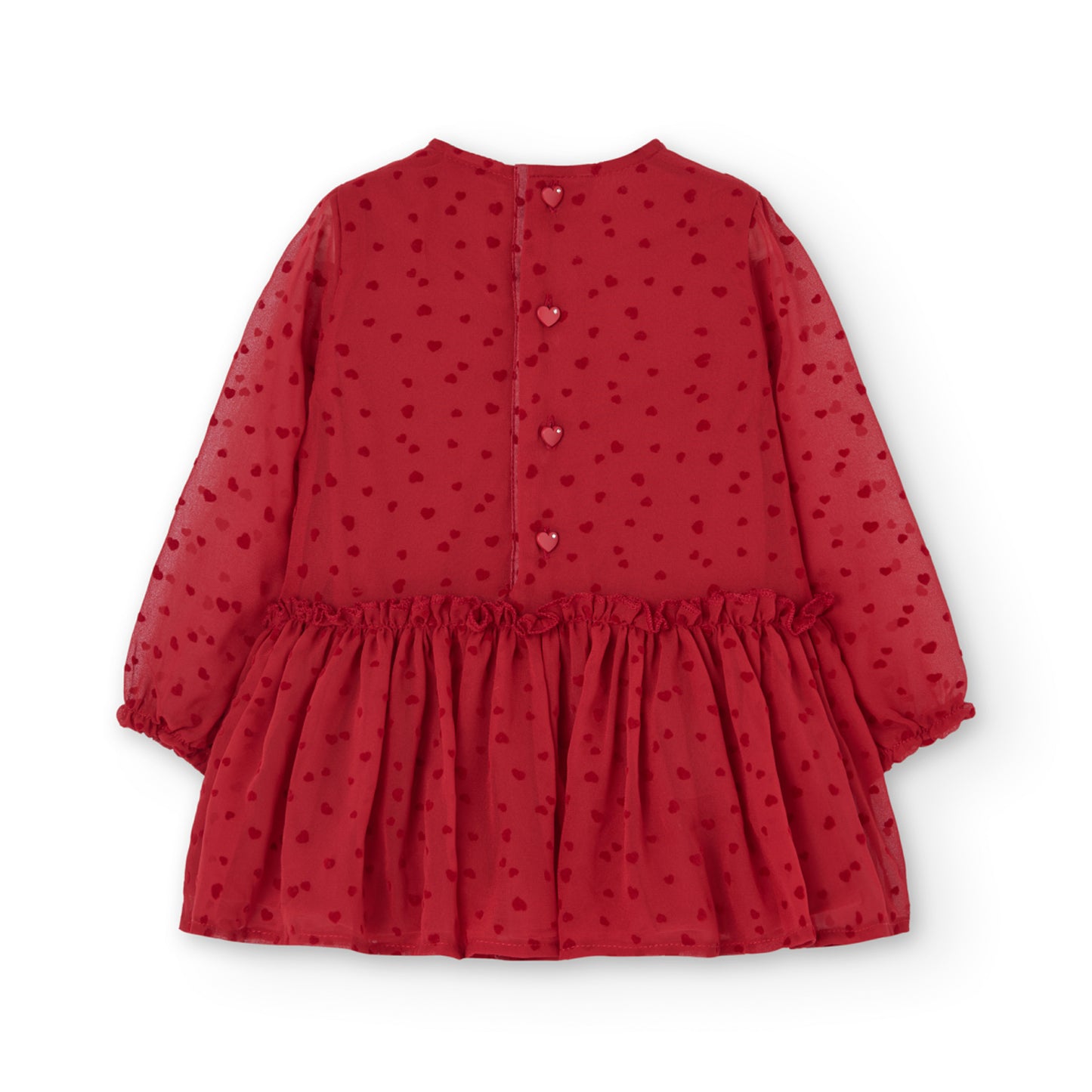 Vestido gasa corazones Scarlet & Gray