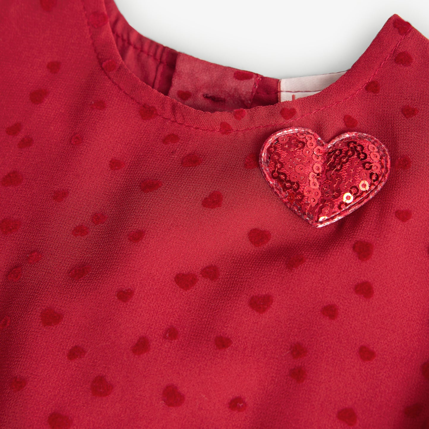 Vestido gasa corazones Scarlet & Gray