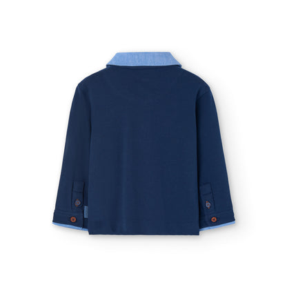 Polo piqué marino Hyde Park - Boboli