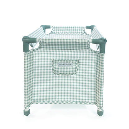 Cama de viaje Tom Vichy Verde - Pasito a Pasito