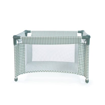 Cama de viaje Tom Vichy Verde - Pasito a Pasito